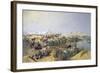 Russian Troops Crossing the Amu Darya River, 1873-Nikolai Karasin-Framed Giclee Print