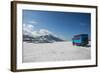 Russian Truck Crossing a Snowfield, Mutnovsky Volcano, Kamchatka, Russia, Eurasia-Michael Runkel-Framed Photographic Print