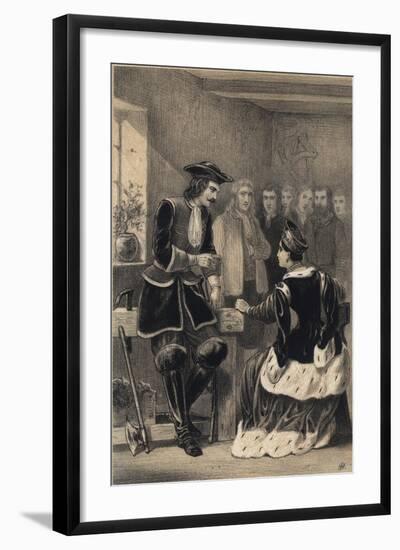 Russian Tsar Peter the Great and Catherine I of Russia-Stefano Bianchetti-Framed Giclee Print