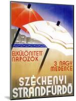 Russian Umbrellas-Vintage Apple Collection-Mounted Giclee Print