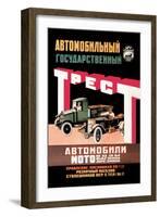 Russian Vehicles-D. Tarkhov-Framed Art Print