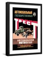 Russian Vehicles-D. Tarkhov-Framed Art Print