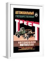 Russian Vehicles-D. Tarkhov-Framed Art Print