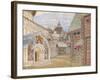 Russian Village, Stage Design for the Opera the Tale of Tsar Saltan-Ivan Yakovlevich Bilibin-Framed Giclee Print