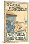 Russian Vodka Advertisement-null-Stretched Canvas