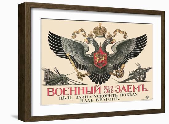 Russian War Bonds, c.1916-null-Framed Giclee Print