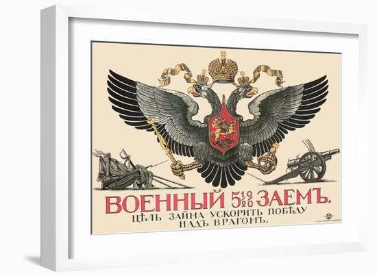 Russian War Bonds, c.1916-null-Framed Giclee Print