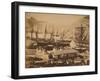 Russian Warships in the Cossack Bay, Balaklava, Ca 1855-Roger Fenton-Framed Giclee Print