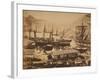 Russian Warships in the Cossack Bay, Balaklava, Ca 1855-Roger Fenton-Framed Giclee Print