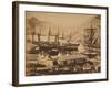 Russian Warships in the Cossack Bay, Balaklava, Ca 1855-Roger Fenton-Framed Giclee Print