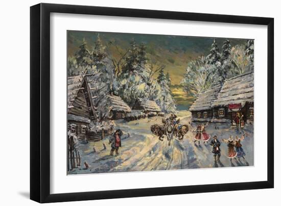 Russian Winter-Konstantin Alexeyevich Korovin-Framed Giclee Print