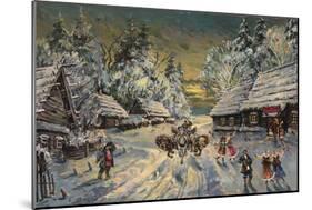 Russian Winter-Konstantin Alexeyevich Korovin-Mounted Giclee Print