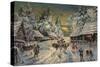 Russian Winter-Konstantin Alexeyevich Korovin-Stretched Canvas