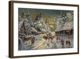 Russian Winter-Konstantin Alexeyevich Korovin-Framed Giclee Print