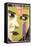 Russian Woman's Green Face Poster-null-Framed Stretched Canvas