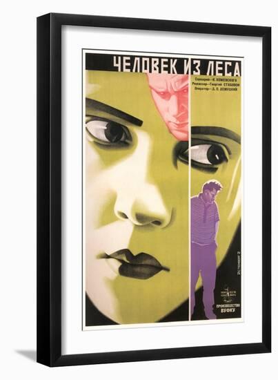 Russian Woman's Green Face Poster-null-Framed Art Print