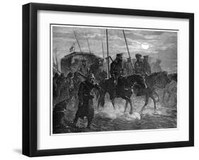 Russian Wounded Leaving Plevna, Russo-Turkish War, 1877-1878-null-Framed Giclee Print