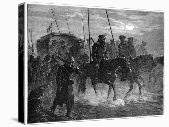 Russian Wounded Leaving Plevna, Russo-Turkish War, 1877-1878-null-Stretched Canvas