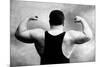 Russian Wrestler's Back and Shoulders-null-Mounted Art Print