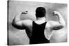 Russian Wrestler's Back and Shoulders-null-Stretched Canvas