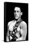 Russian Wrestler with Medals-null-Framed Stretched Canvas