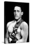 Russian Wrestler with Medals-null-Stretched Canvas