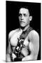 Russian Wrestler with Medals-null-Mounted Art Print