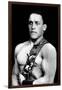 Russian Wrestler with Medals-null-Framed Art Print