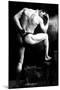 Russian Wrestler-null-Mounted Art Print