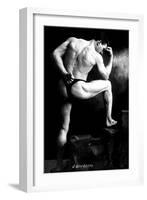 Russian Wrestler-null-Framed Art Print