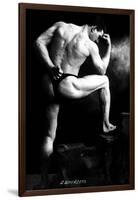 Russian Wrestler-null-Framed Art Print