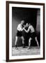 Russian Wrestlers-null-Framed Art Print