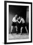 Russian Wrestlers-null-Framed Art Print