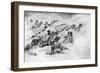 Russians Bringing Up Guns and Ammunition for the Assault at Erzrum, 1916-null-Framed Giclee Print