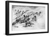 Russians Bringing Up Guns and Ammunition for the Assault at Erzrum, 1916-null-Framed Giclee Print