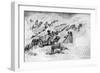 Russians Bringing Up Guns and Ammunition for the Assault at Erzrum, 1916-null-Framed Giclee Print