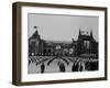 Russians Celeberating Anniversary Parade in Red Square-Carl Mydans-Framed Photographic Print