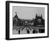 Russians Celeberating Anniversary Parade in Red Square-Carl Mydans-Framed Photographic Print