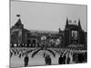 Russians Celeberating Anniversary Parade in Red Square-Carl Mydans-Mounted Photographic Print