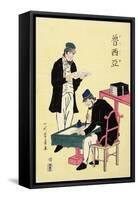 Russians, February 1861-Utagawa Yoshikazu-Framed Stretched Canvas