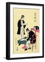 Russians, February 1861-Utagawa Yoshikazu-Framed Giclee Print