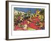 Russians Flay Germans, c.1914-Kasimir Malevich-Framed Giclee Print