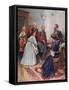 Russians Presenting Easter Eggs-F de Haenen-Framed Stretched Canvas