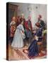 Russians Presenting Easter Eggs-F de Haenen-Stretched Canvas