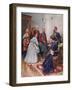 Russians Presenting Easter Eggs-F de Haenen-Framed Art Print