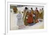 Russische Familie Beim Kirchgang-Severin Roesen-Framed Giclee Print