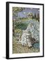 Russische Schoene in Landschaft, Um 1904-Wassily Kandinsky-Framed Giclee Print