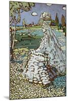 Russische Schoene in Landschaft, Um 1904-Wassily Kandinsky-Mounted Giclee Print