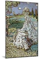 Russische Schoene in Landschaft, Um 1904-Wassily Kandinsky-Mounted Giclee Print