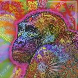 Gorilla, Monkeys, Chimp, Pop Art, Animals, Looking over your shoulder, Stencils, Colorful-Russo Dean-Giclee Print